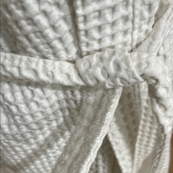 Hotel Collection White Waffle Weave Robe 100%Turkish Cotton - Picture 4 of 7